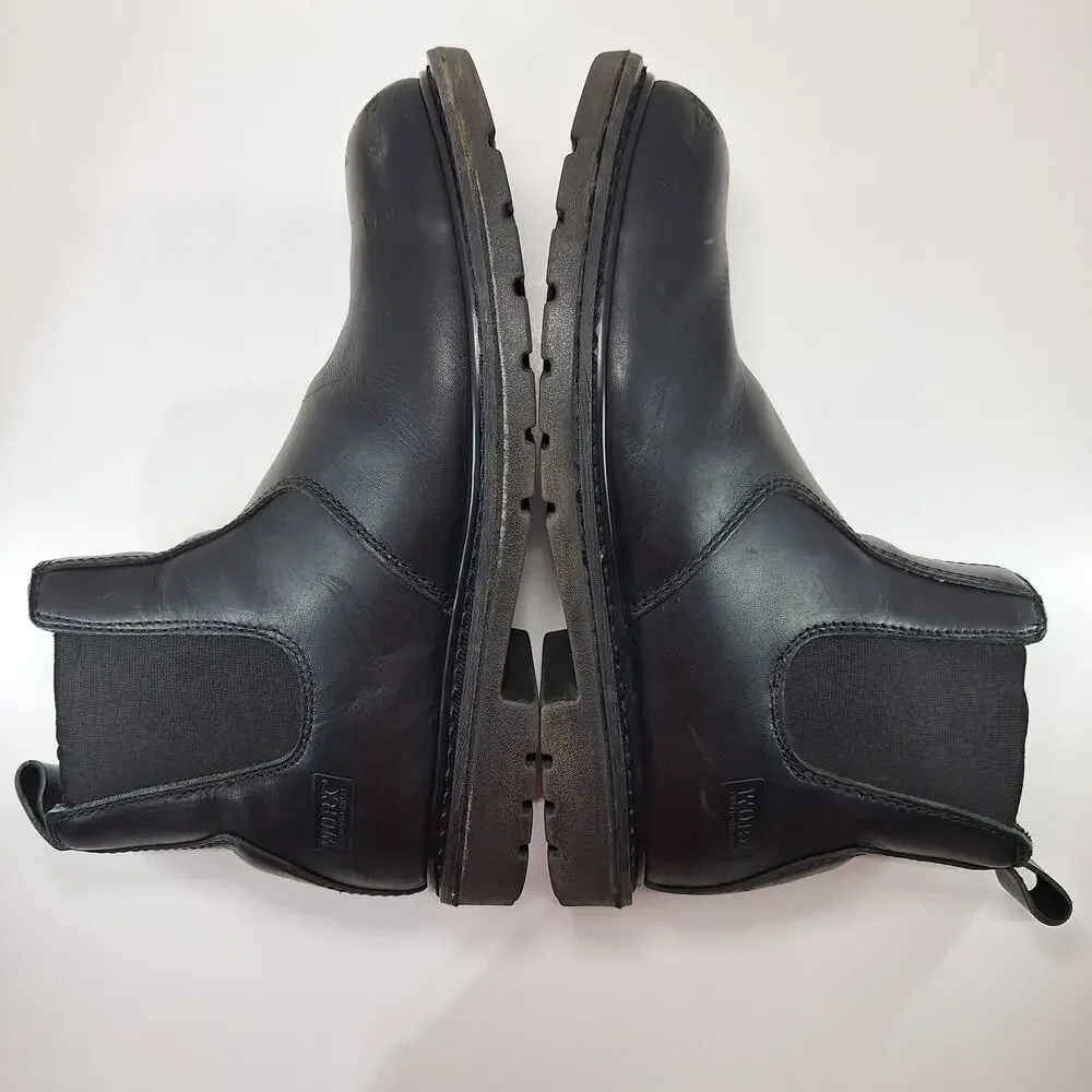 Red Wing Shoes Worx 5424 Joist Mens 12M Black Chelsea Steel Toe Work Boots